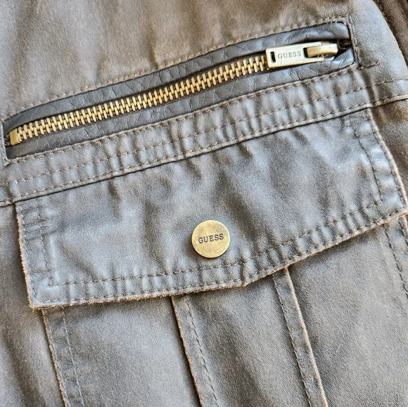 Guess Men's Sherpa Lined Jacket - Picture 5 of 7